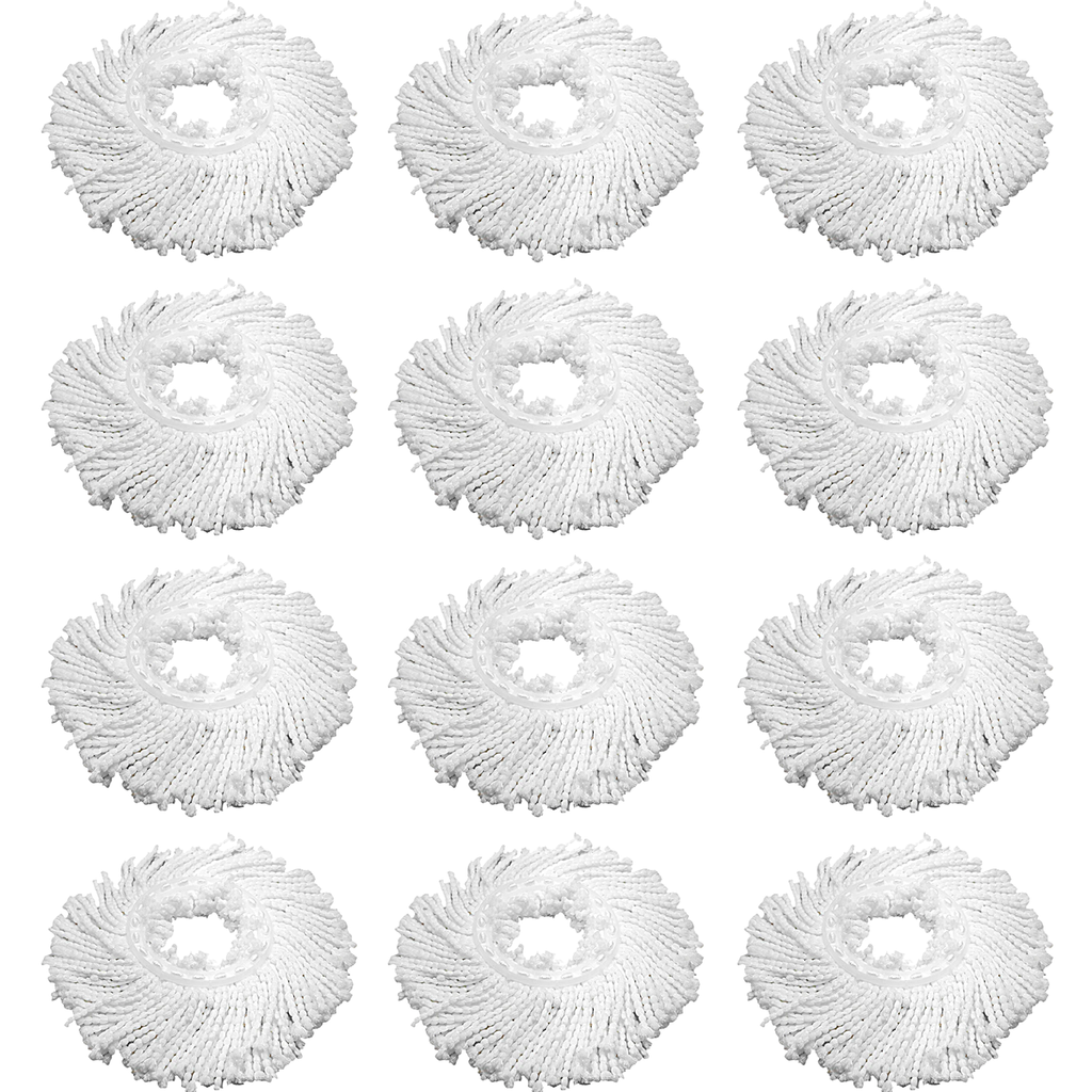 The Revolution Microfiber Spin Mop Refill (12 Pack)