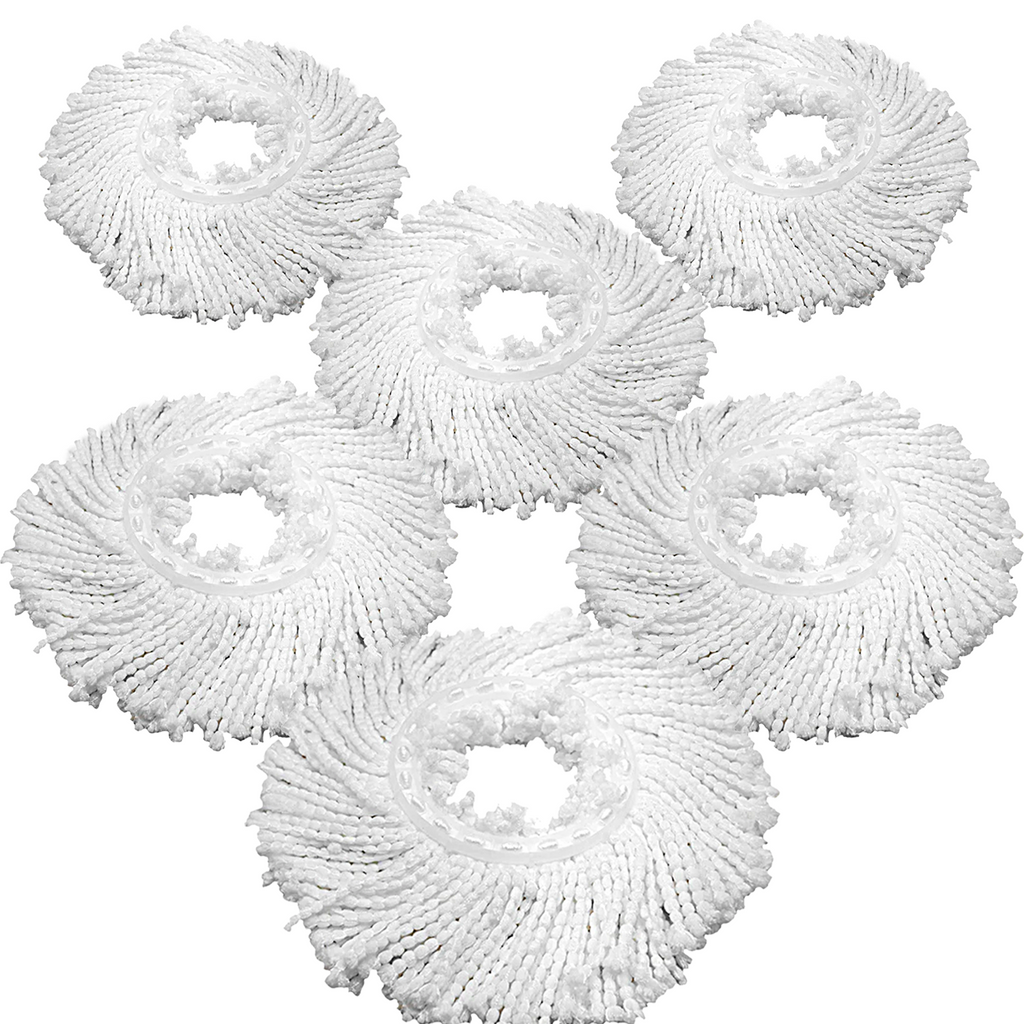 The Revolution Microfiber Spin Mop Refill (6 Pack)