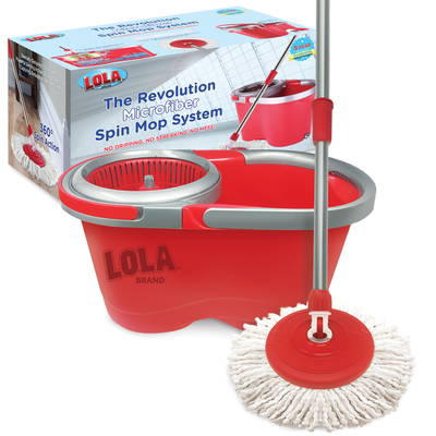 The SqueezeMatic™, Butterfly Style Sponge Mop, Lola® Products