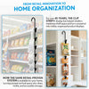 Clip Strip® @ Home Edition, Hanging Storage Organizer, Durable Metal, 12 Hooks, Maximize Space in Your Pantry, Garage, Laundry Room – Holds Snacks, Tools, Keys – Easy to Install
