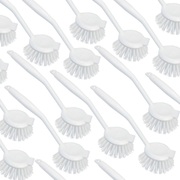 Dish Brush with Scraper, w/ Non-Scratch Bristles -144 Pack