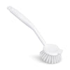 Dish Brush with Scraper, w/ Non-Scratch Bristles