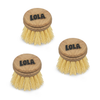 "The Original" Lola Tampico Vegetable & Dish Brush | Small Head Refill