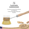 "The Original" Lola Tampico Vegetable & Dish Brush | Small Head Refill