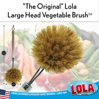 "The Original" Tampico Vegetable & Dish Brush - Reccomended by Martha Stewart, 325, LOLA
