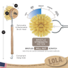 "The Original" Lola Tampico Vegetable & Dish Brush | Large Head Refills 3 Pack