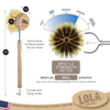 Lol's Pot & Pan Brush, #327, Bristles Made of Natural Tampico and Brass Wire Bristles (will not rust)