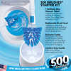 500 Brushes Replacement Toilet Bowl Brush Head - 4 Count