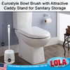 Toilet Bowl Brush & Caddy - 2 Pack