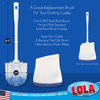 LOLA Brand Toilet Bowl Brush, rinses clean, #332