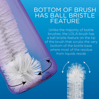 Bottle Brush, w/ Durable Poly Fiber Bristles - 36 Pack