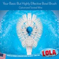 bowl brush for toilet, item 346. lola products