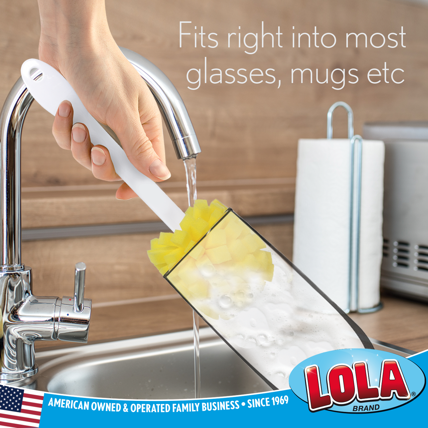 The Original Kitchen Sponge Puff Cleaner | Lola® Products...