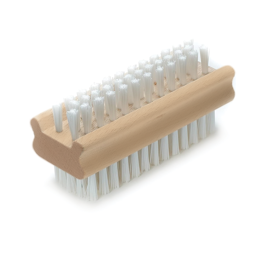 Hand & Nail Brush, Wood Block