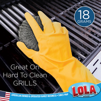 Wire Mesh Scourer, 3.25" Diameter x 1" for Heavy Duty Jobs (Single)