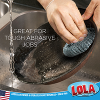 Wire Mesh Scourer, 3.25" Diameter x 1" for Heavy Duty Jobs (Single)