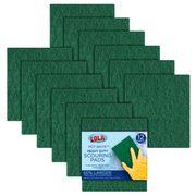 Pot Brite Jumbo Scouring Pad, 6"x6" w/ Heavy Duty Fiber -12 Pack