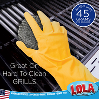 Wire Mesh Scourer, LOLA BRand, SKU# 401, Galvanized Steel