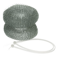 Wire Mesh Lint Trap - 6 pack, 12" Long each, comes with Two Zip Ties, LOLA, Item # 405