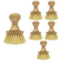 Eco Clean™ Vegetable Brush with Comfort Bamboo Knob - 6 Pack