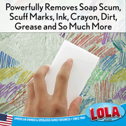 LOLA Brand version of Mr. Clean Magic Eraser Pads by Lola, -RUBAWAY BRAND, 4 count, Item# 4224