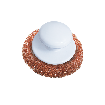 Copper Mesh Scourer with Knob, Abrasive Cleaning