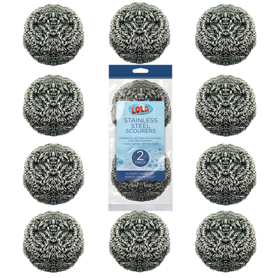 LOLA Products Scourers | Item# 430 | Stainless Steel