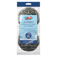 Jumbo Stainless Steel Scourer - 2 pack