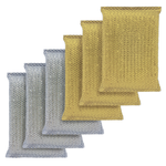 Wonder Scourer Non-Scratch Scouring Pad (Assorted Colors) - 6 Pack