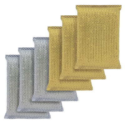 Wonder Scourer Non-Scratch Scouring Pad (Assorted Colors) - 6 Pack