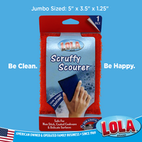 scrub pad, sponge, wont scratch, Item# 446, LOLA