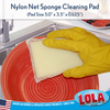 cleaning pad, nylon net, scrubs gently, 460