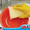Microfiber Cloth One Side & Nylon Net Other Side -2 Pack & All Nylon Net Cleaning Pad Both Sides-2 Pack, Assorted 4 pack