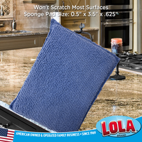 Nylon Net & Terry Sponge 2-Way Cleaning Pad