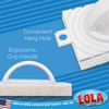 Scrub Sponge Pad with Grip Handle