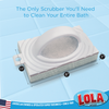 Scrub Sponge Pad with Grip Handle
