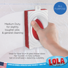 Scrub Sponge Pad with Grip Handle