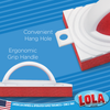 Scrub Sponge Pad with Grip Handle