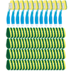 Case of 12 Soap Dispensing Dish Wands, with 84 Changeable Sponge Heads