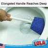 Bath & Toilet Bowl Scrubber, with Comfort Handle, Hang Hole, Non-Scratch and Removes Rings