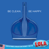 Dust Pan & Brush Set - Clip On - 6 count