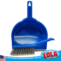 dust pan with brush, Lola Cleaning, Item# 511