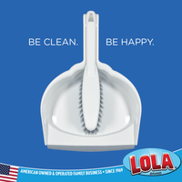 Dust Pan Includes our Easy Catch Dust Catching Rubber Lip, #511, LOLA