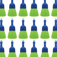 Whisk Broom Handheld, Durable Nylon Bristles, Indoor/Outdoor