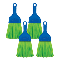 Whisk Broom Handheld, Durable Nylon Bristles, Indoor/Outdoor