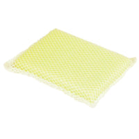 Nylon Net & Sponge Cleaning Pad -YELLOW, 1 Pack