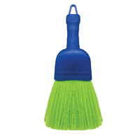 Whisk Broom Handheld, Durable Nylon Bristles, Indoor/Outdoor