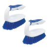 Iron Handled Scrubber - Countertop Scrub Brush - 2 Pack