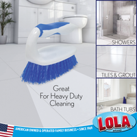Iron Handled Scrubber - Countertop Scrub Brush - 3 Pack