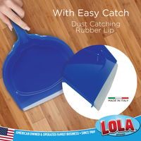 dust pan, clips onto broom, Item# 520, Lola Products